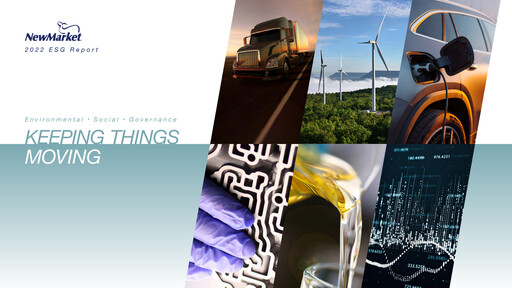 Thumbnail NewMarket Corp ESG Report 2022