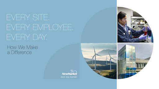 Thumbnail NewMarket Corp ESG Report 2023