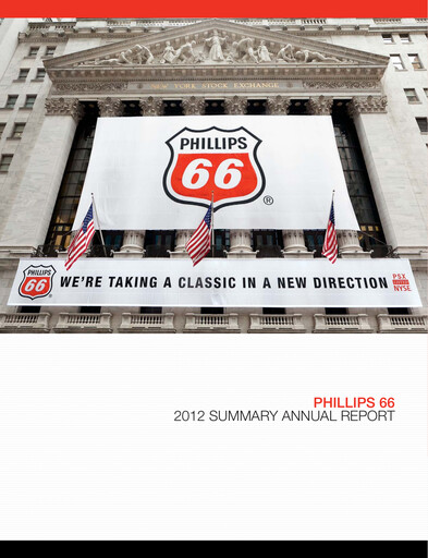 Thumbnail Phillips 66 Annual Report 2012