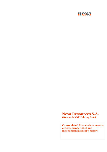 Thumbnail Nexa Resources Financial Statement 2017