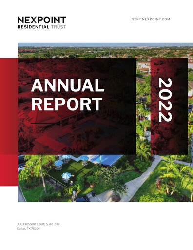 Vorschaubild NexPoint Residential Trust Jahresbericht 2022