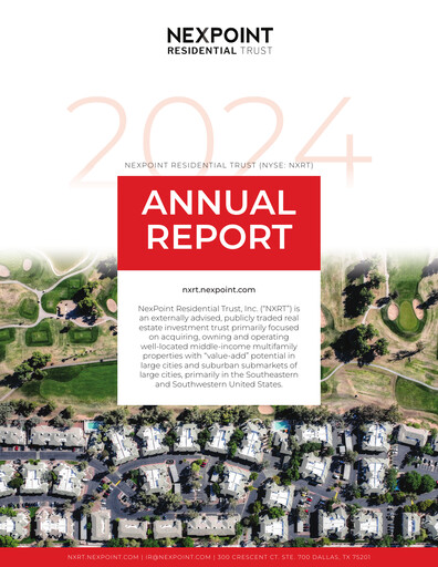 Vorschaubild NexPoint Residential Trust Jahresbericht 2024