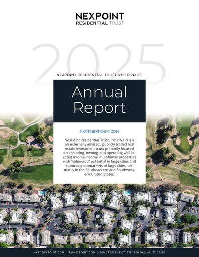 Vorschaubild NexPoint Residential Trust Jahresbericht 2025