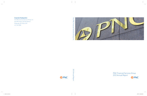 Thumbnail PNC Financial Services Annual Report 2012