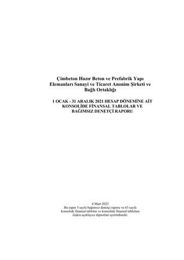 Thumbnail Cimbeton Financial Statement 2021