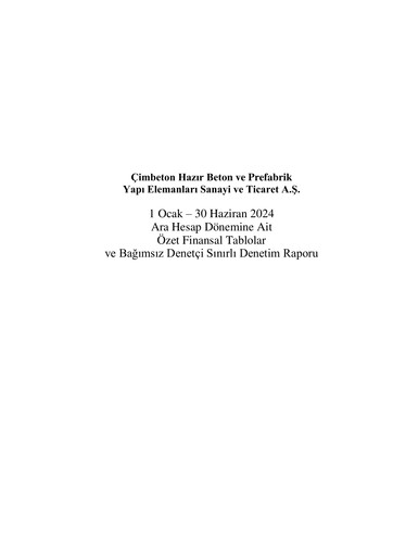 Thumbnail Cimbeton Half-year Report 2024-h1