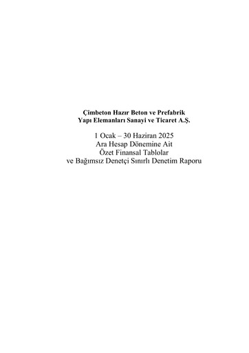 Thumbnail Cimbeton Half-year Report 2025-h1
