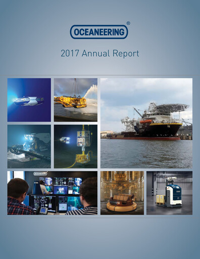 Vorschaubild Oceaneering International
 Jahresbericht 2017