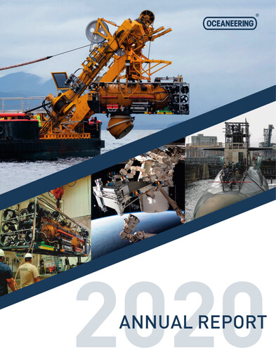 Vorschaubild Oceaneering International
 Jahresbericht 2020