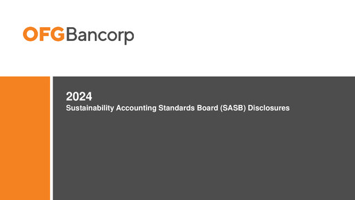 Thumbnail OFG Bancorp
 ESG Report 2024