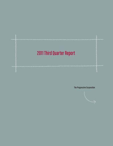 Thumbnail Progressive Quarterly Report 2011-q3