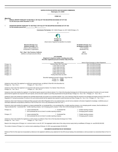 Thumbnail Prologis Annual Report 2017