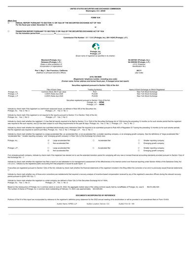 Thumbnail Prologis Annual Report 2022