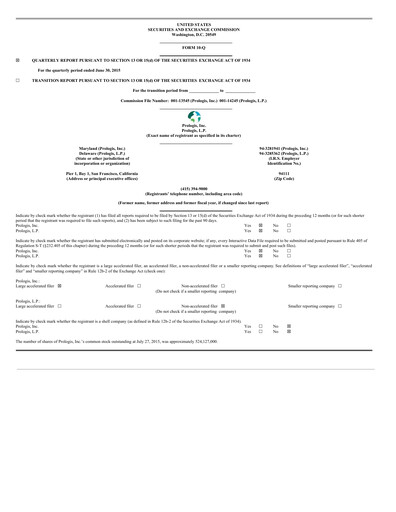 Thumbnail Prologis Quarterly Report 2015-q2