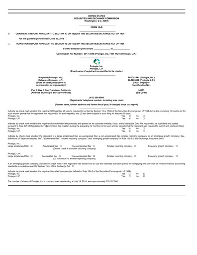 Thumbnail Prologis Quarterly Report 2018-q2