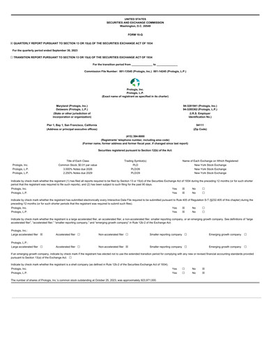 Thumbnail Prologis Quarterly Report 2023-q3