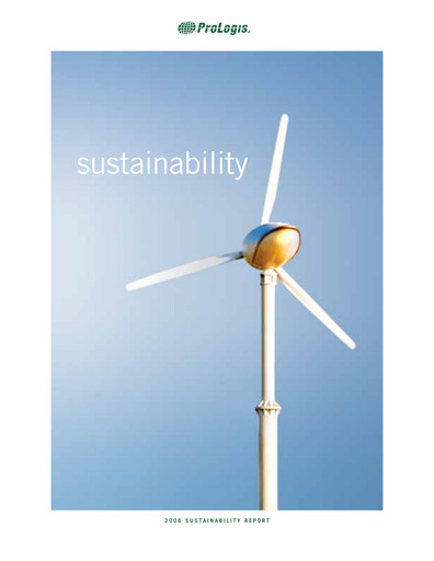 Thumbnail Prologis Sustainability Report 2006