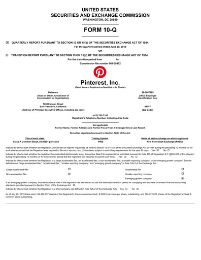 Thumbnail Pinterest Quarterly Report 2019-q2