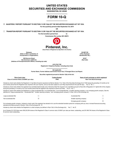 Thumbnail Pinterest Quarterly Report 2019-q3
