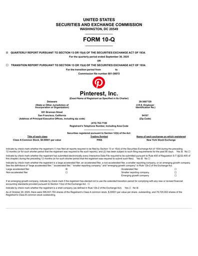 Thumbnail Pinterest Quarterly Report 2025-q3