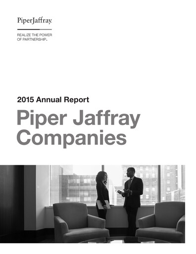 Thumbnail Piper Sandler
 Annual Report 2015