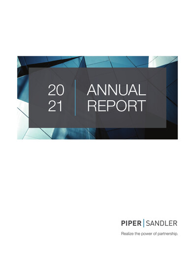 Thumbnail Piper Sandler
 Annual Report 2021