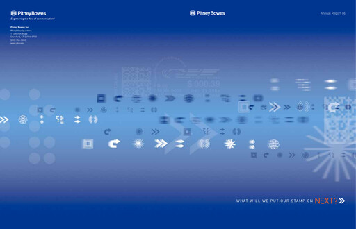 Thumbnail Pitney Bowes Annual Report 2006