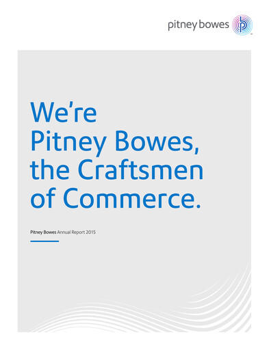 Thumbnail Pitney Bowes Annual Report 2015