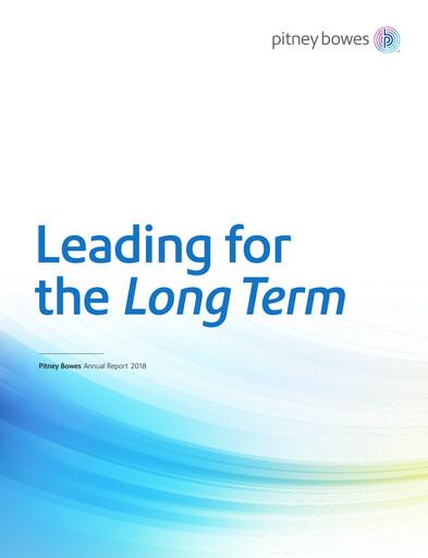 Thumbnail Pitney Bowes Annual Report 2018