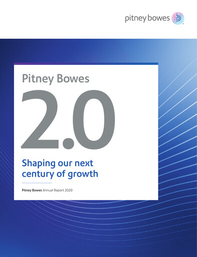 Thumbnail Pitney Bowes Annual Report 2020