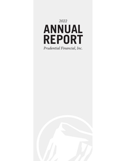 Thumbnail Prudential Financial Annual Report 2022