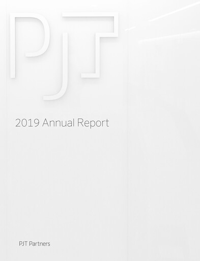 Thumbnail PJT Partners
 Annual Report 2019
