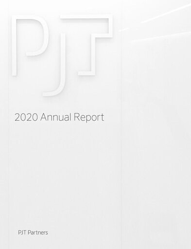 Thumbnail PJT Partners
 Annual Report 2020