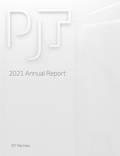 Thumbnail PJT Partners
 Annual Report 2021