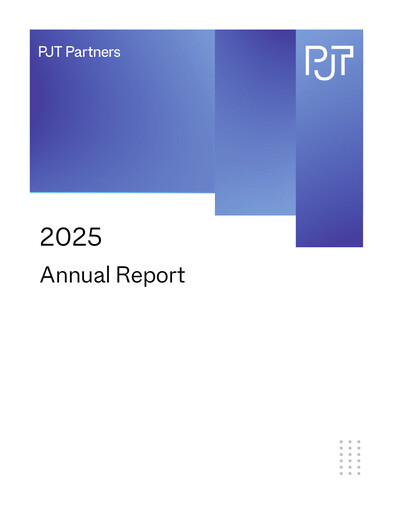 Thumbnail PJT Partners
 Annual Report 2025