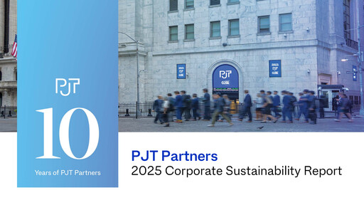 Thumbnail PJT Partners
 Sustainability Report 2025
