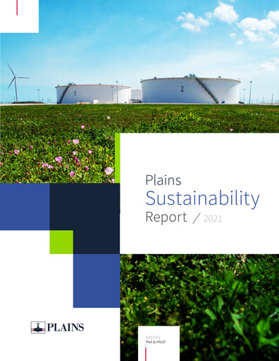 Thumbnail Plains All American Pipeline Sustainability Report 2021