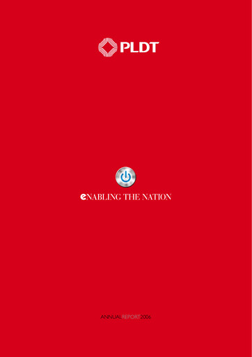 Thumbnail PLDT Annual Report 2006