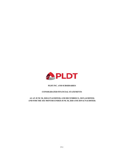Thumbnail PLDT Half-year Report 2020-h1