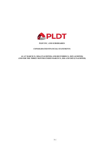 Vorschaubild PLDT Quartalsbericht 2026-q1