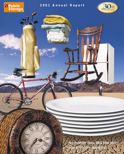 Thumbnail Public Storage Annual Report 2001