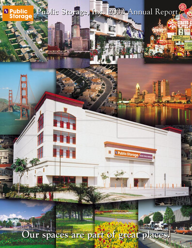 Thumbnail Public Storage Annual Report 2002