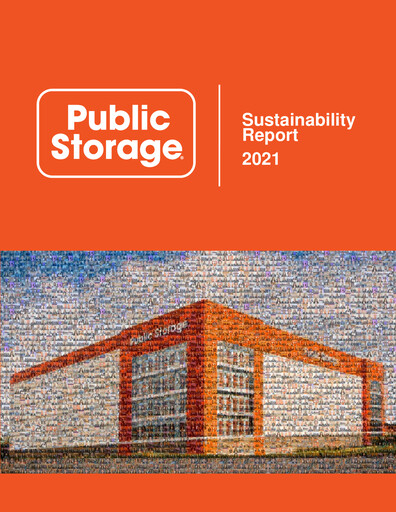 Thumbnail Public Storage Sustainability Report 2021