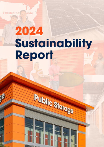 Thumbnail Public Storage Sustainability Report 2024