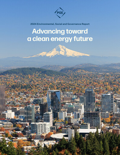 Miniature Portland General Electric
 Rapport ESG 2024