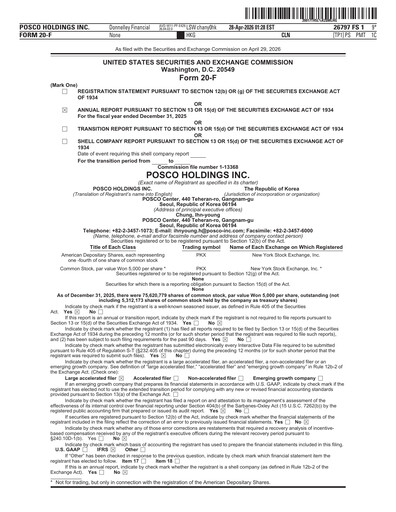 Thumbnail POSCO Annual Report 2025