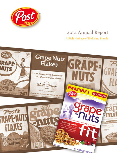 Thumbnail Post Holdings
 Annual Report 2012