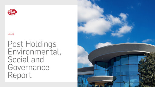 Thumbnail Post Holdings
 ESG Report 2021