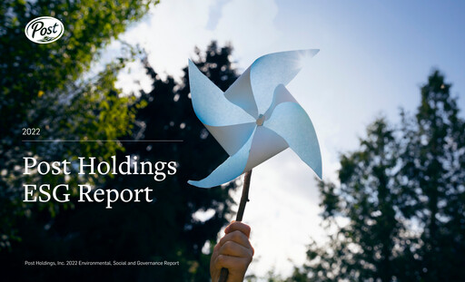 Thumbnail Post Holdings
 ESG Report 2022