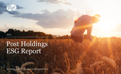 Thumbnail Post Holdings
 ESG Report 2023
